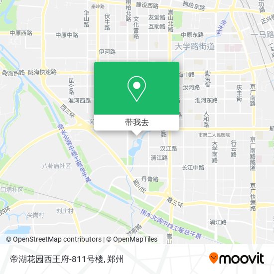帝湖花园西王府-811号楼地图