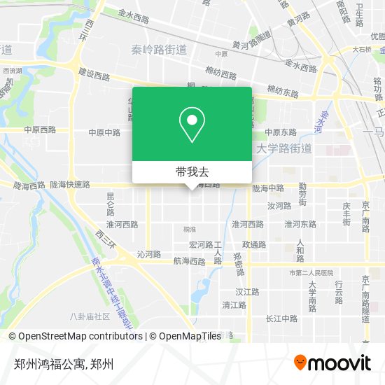 郑州鸿福公寓地图