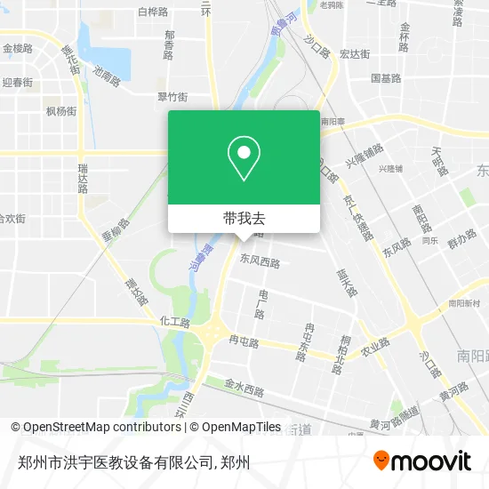 郑州市洪宇医教设备有限公司地图