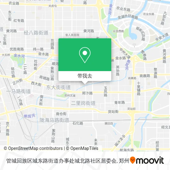 管城回族区城东路街道办事处城北路社区居委会地图