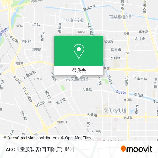 ABC儿童服装店(园田路店)地图