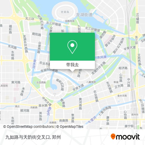 九如路与天韵街交叉口地图
