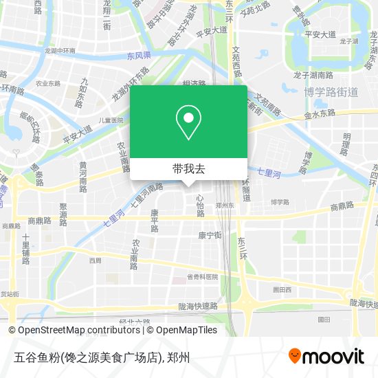 五谷鱼粉(馋之源美食广场店)地图