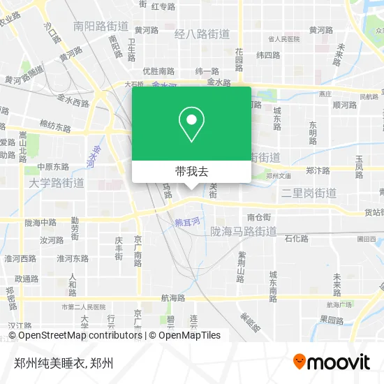 郑州纯美睡衣地图