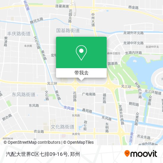 汽配大世界C区七排09-16号地图