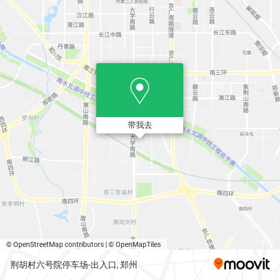 荆胡村六号院停车场-出入口地图