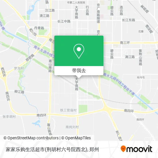 家家乐购生活超市(荆胡村六号院西北)地图
