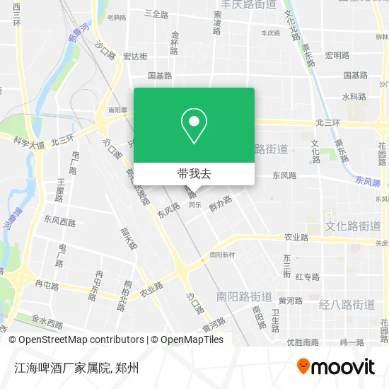 江海啤酒厂家属院地图
