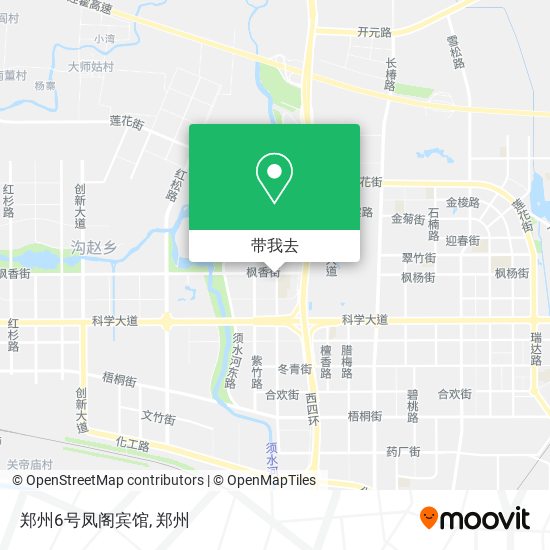 郑州6号凤阁宾馆地图
