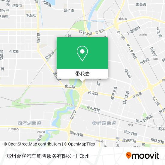 郑州金客汽车销售服务有限公司地图