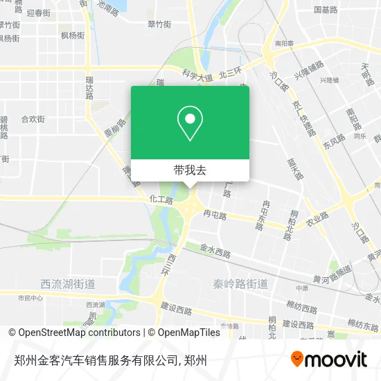 郑州金客汽车销售服务有限公司地图