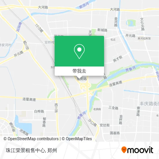 珠江荣景租售中心地图