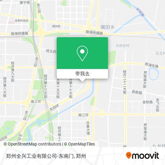 郑州全兴工业有限公司-东南门地图