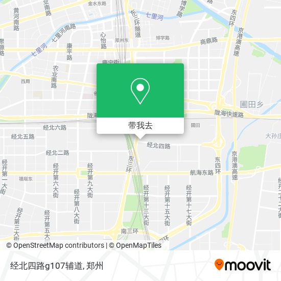 经北四路g107辅道地图