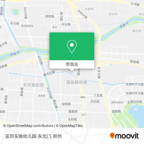 蓝田实验幼儿园-东北门地图