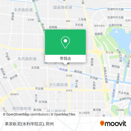 果茶欧尼(水利学院店)地图