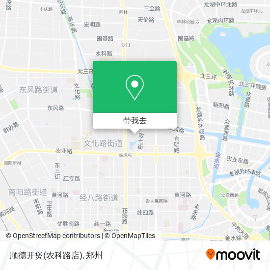 顺德开煲(农科路店)地图