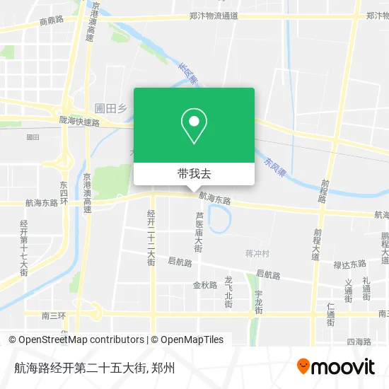 航海路经开第二十五大街地图