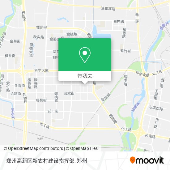 郑州高新区新农村建设指挥部地图