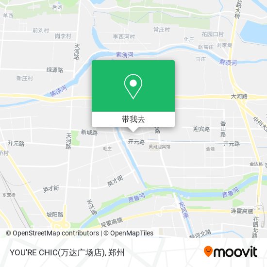 YOU'RE CHIC(万达广场店)地图