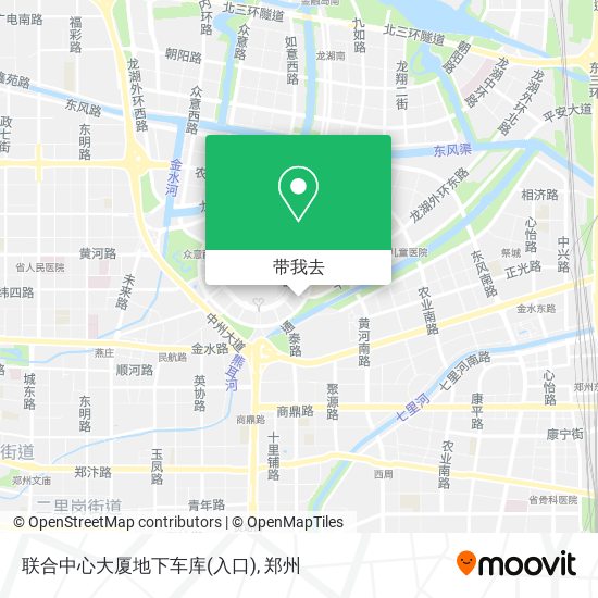 联合中心大厦地下车库(入口)地图