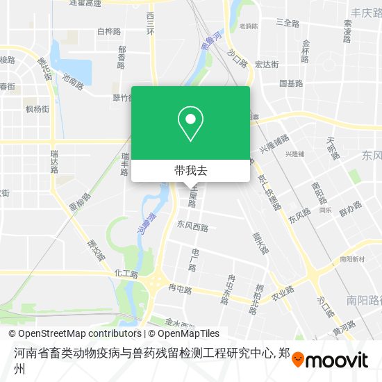 河南省畜类动物疫病与兽药残留检测工程研究中心地图
