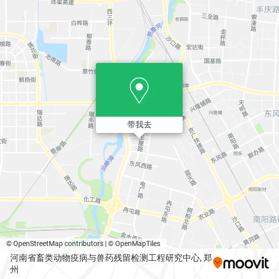河南省畜类动物疫病与兽药残留检测工程研究中心地图