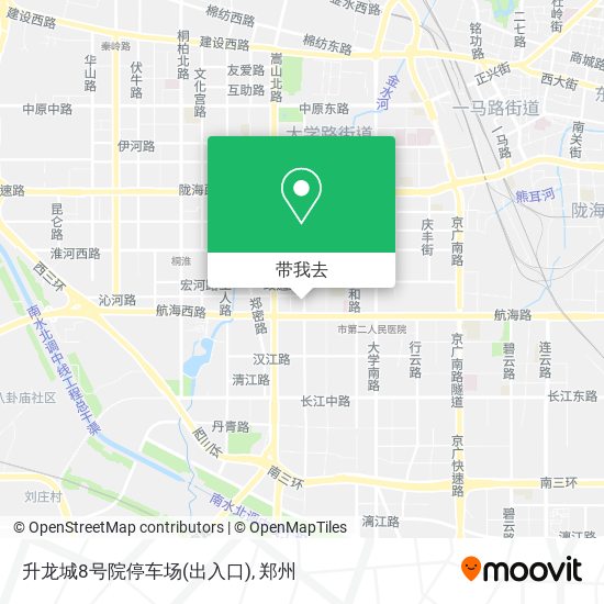 升龙城8号院停车场(出入口)地图
