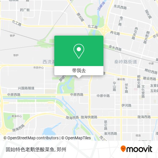 固始特色老鹅堡酸菜鱼地图