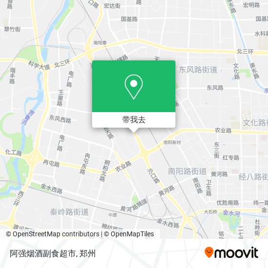 阿强烟酒副食超市地图