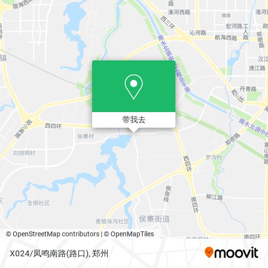 X024/凤鸣南路(路口)地图