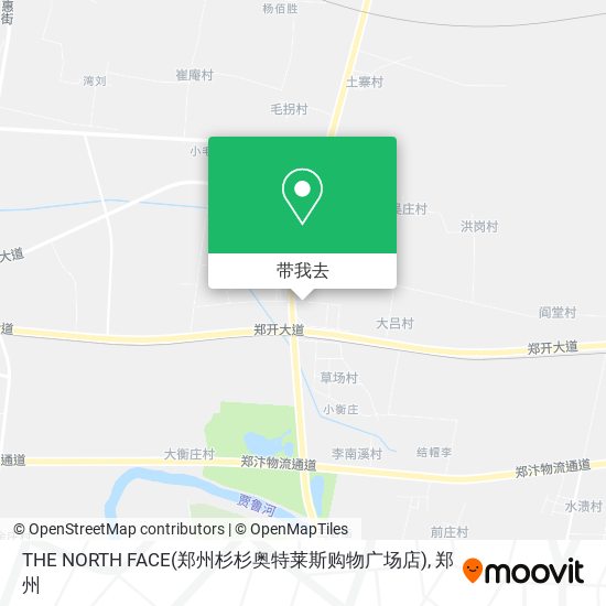 THE NORTH FACE(郑州杉杉奥特莱斯购物广场店)地图