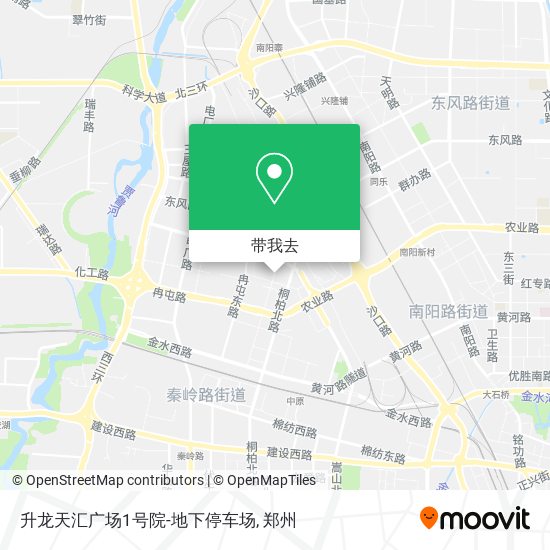 升龙天汇广场1号院-地下停车场地图