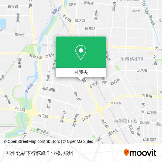 郑州北站下行驼峰作业楼地图