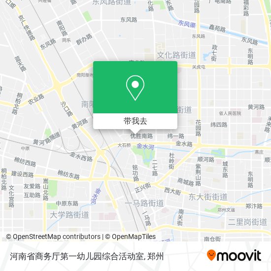 河南省商务厅第一幼儿园综合活动室地图