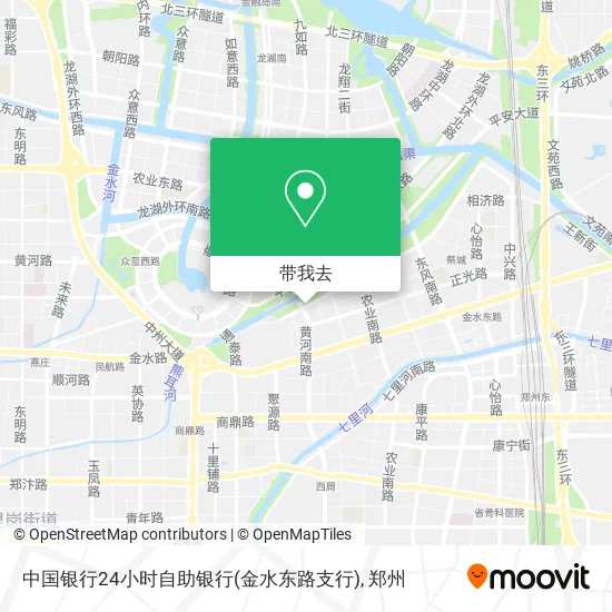 中国银行24小时自助银行(金水东路支行)地图
