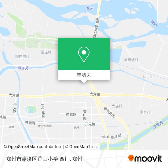 郑州市惠济区香山小学-西门地图