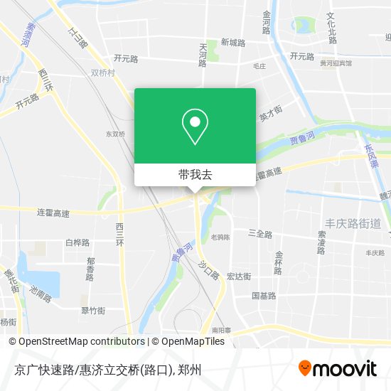 京广快速路/惠济立交桥(路口)地图