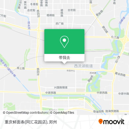 重庆鲜面条(同汇花园店)地图