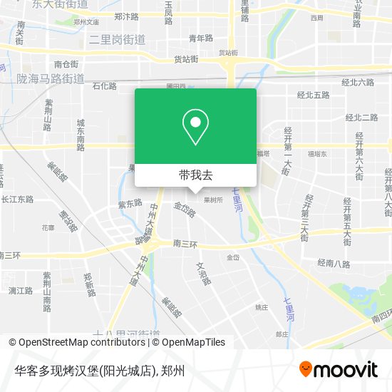 华客多现烤汉堡(阳光城店)地图