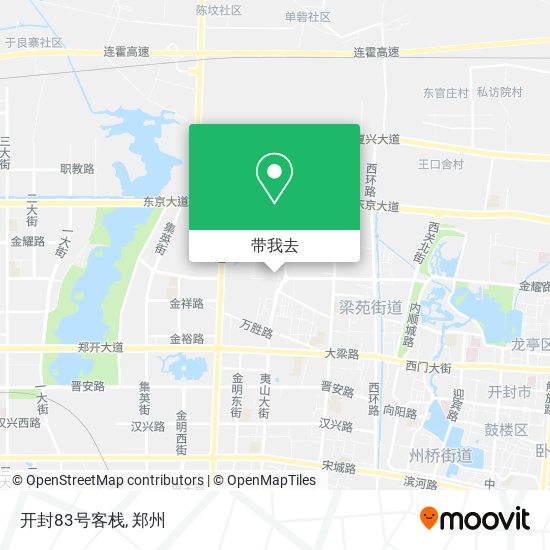 开封83号客栈地图