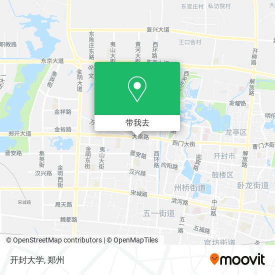 开封大学地图
