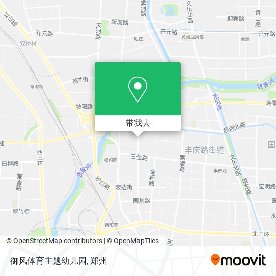 御风体育主题幼儿园地图