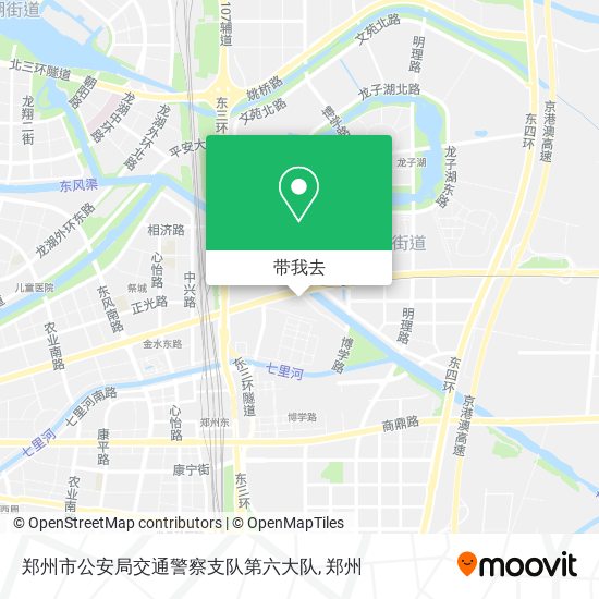 郑州市公安局交通警察支队第六大队地图