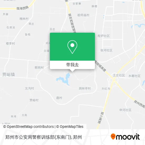 郑州市公安局警察训练部(东南门)地图