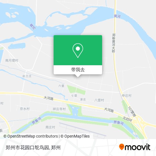 郑州市花园口鸵鸟园地图