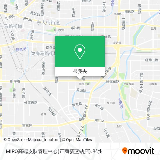 MIRO高端皮肤管理中心(正商新蓝钻店)地图