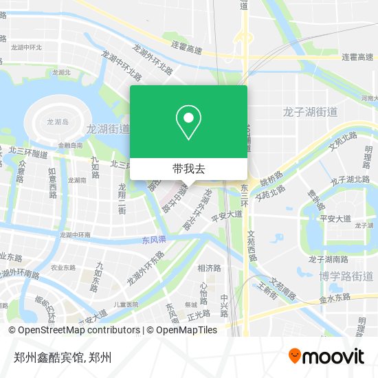 郑州鑫酷宾馆地图