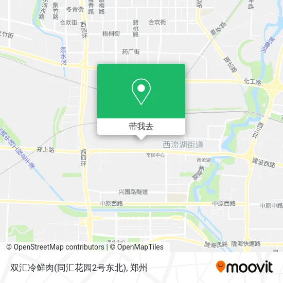 双汇冷鲜肉(同汇花园2号东北)地图