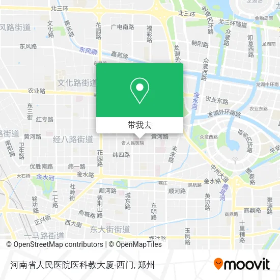 河南省人民医院医科教大厦-西门地图